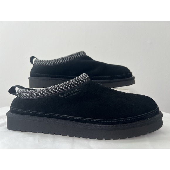 Koolaburra By UGG Burree Slippers‎ Black Suede Womens Warm Cozy Comfort Size 8 - Picture 1 of 11